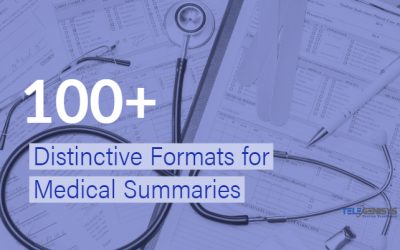 Medical summary in over 100 distinctive formats.