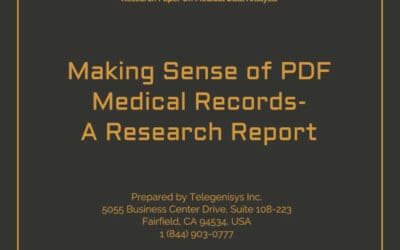 Making sense of PDF medical records – A research report